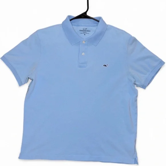 Vineyard Vines Men's Sky Blue Polo - Picture 1 of 3